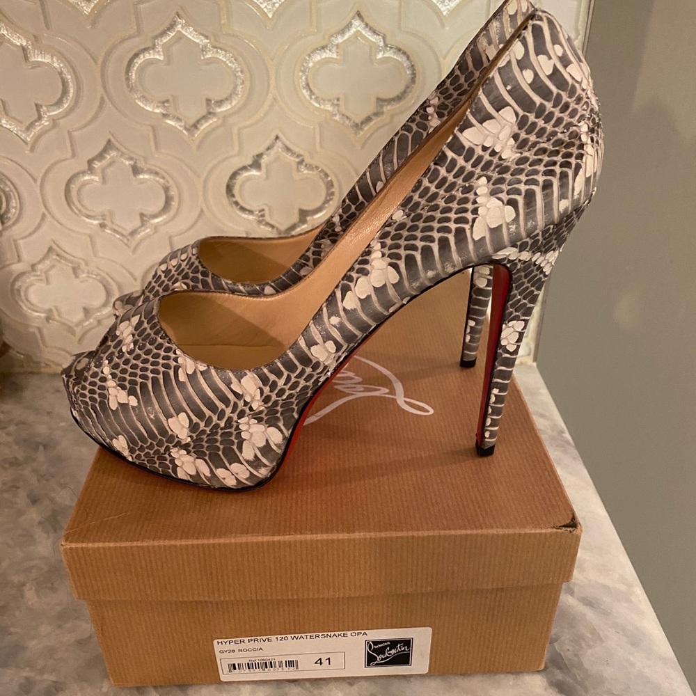 Christian Louboutin Hyper Privé 120 - Watersnake